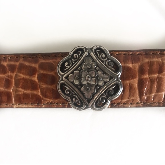 Brighton Brown Belt Silver Charms B30574 (S/28) - Picture 6 of 6